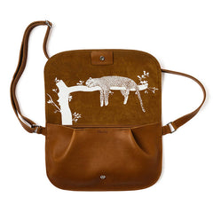 Keecie Tas Lazy Boy, Cognac Used Look