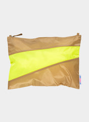 Susan Bijl The New Pouch Camel & Fluo Yellow