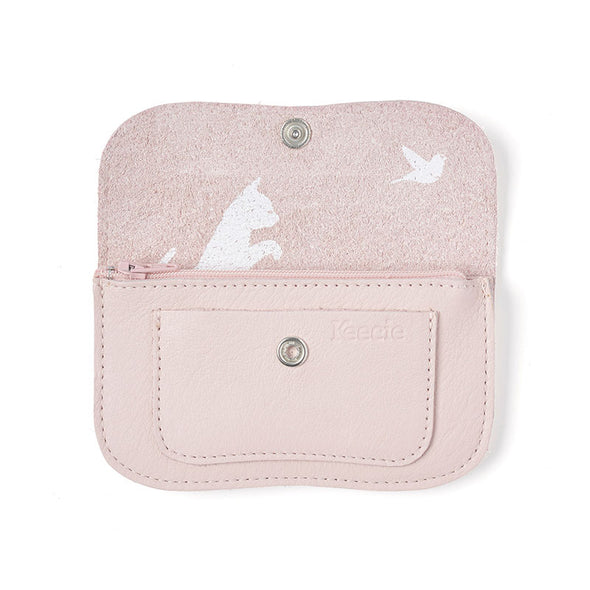 Keecie Portemonnee Cat Chase Small, Powder Pink
