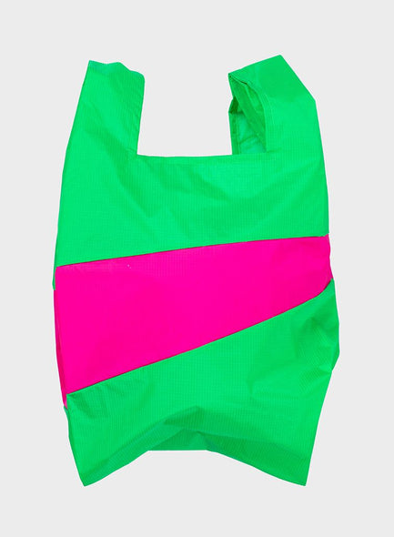 Susan Bijl The New Shopping Bag Greenscreen & Pretty Pink